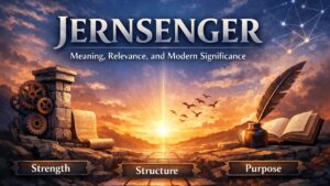 Jernsenger: Meaning, Relevance, and Its Growing Modern Significance