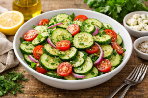 Cucumber Salad: A Refreshing Superfood for Health, Hydration, and Wellness